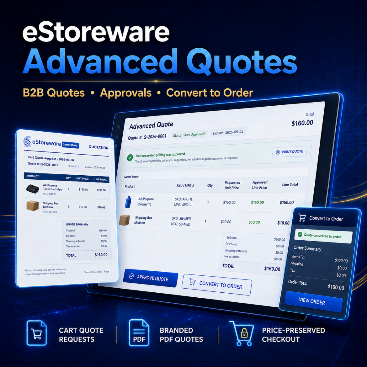 Picture of eStoreware Advanced Quotes - 14-Day Trial