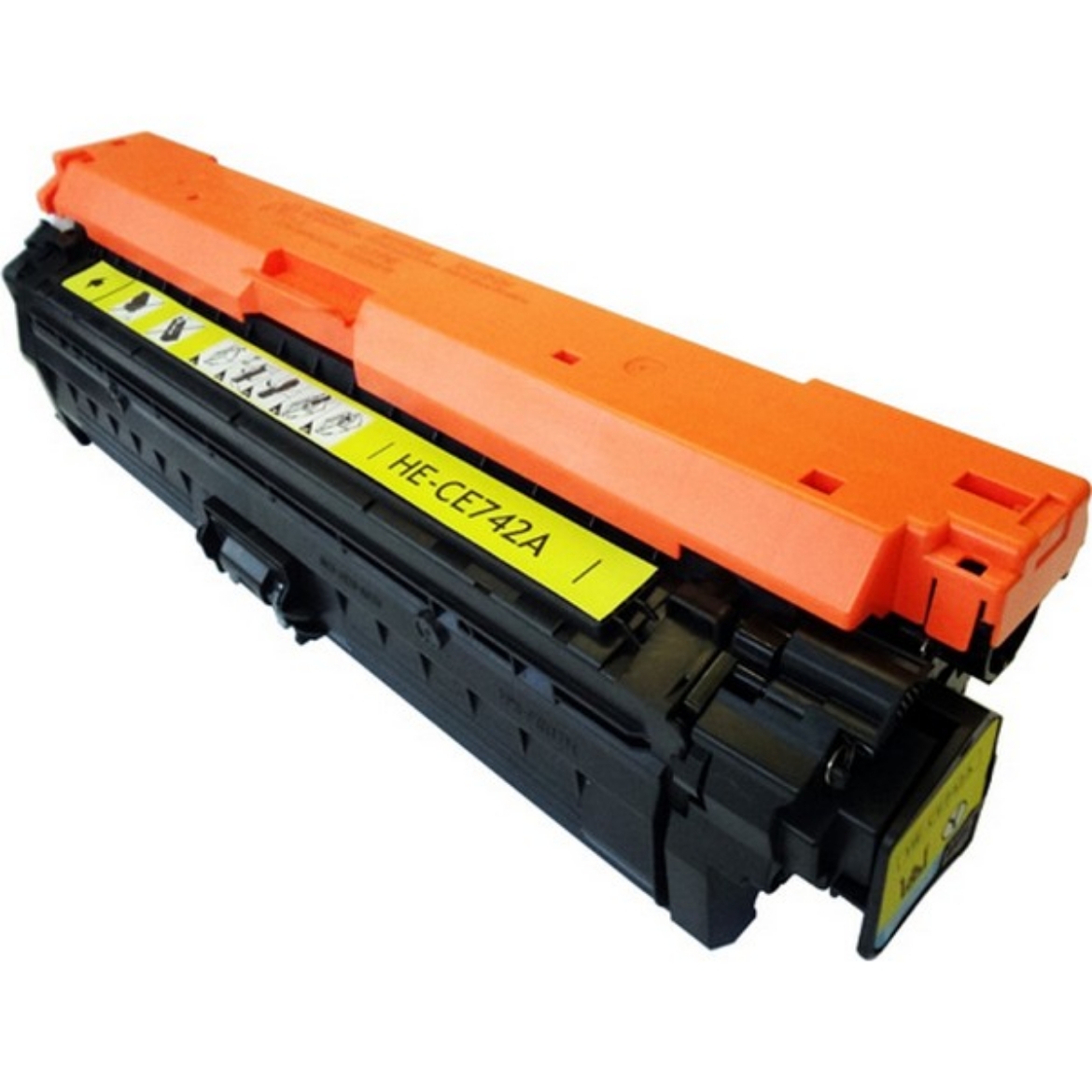 Picture of Expression compatible CE742A (HP 307A) Yellow Toner Cartridge (7300 Yield)