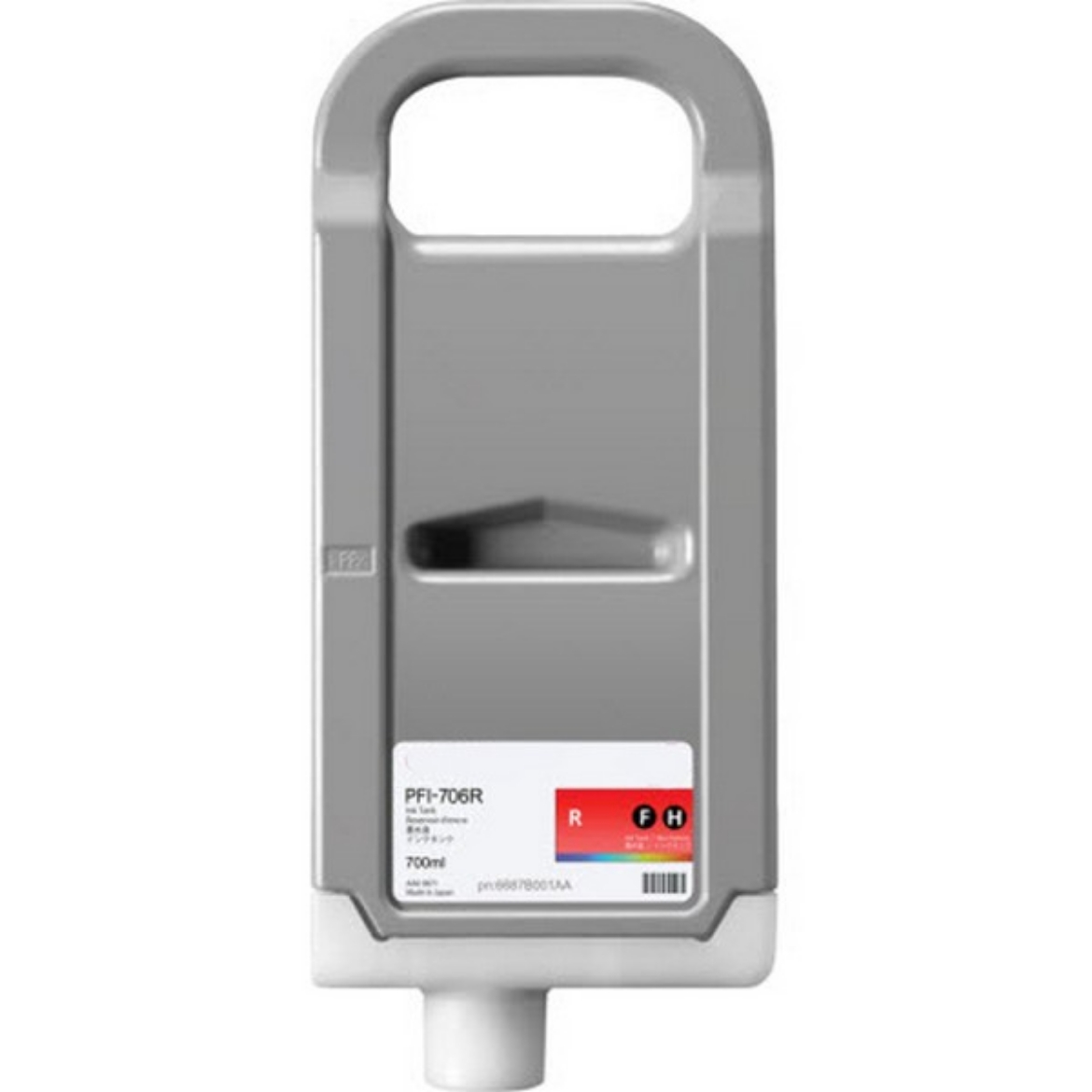 Picture of NXT Premium compatible 6687B001AA (PFI-706Red) Red Ink Cartridge (700 ml)