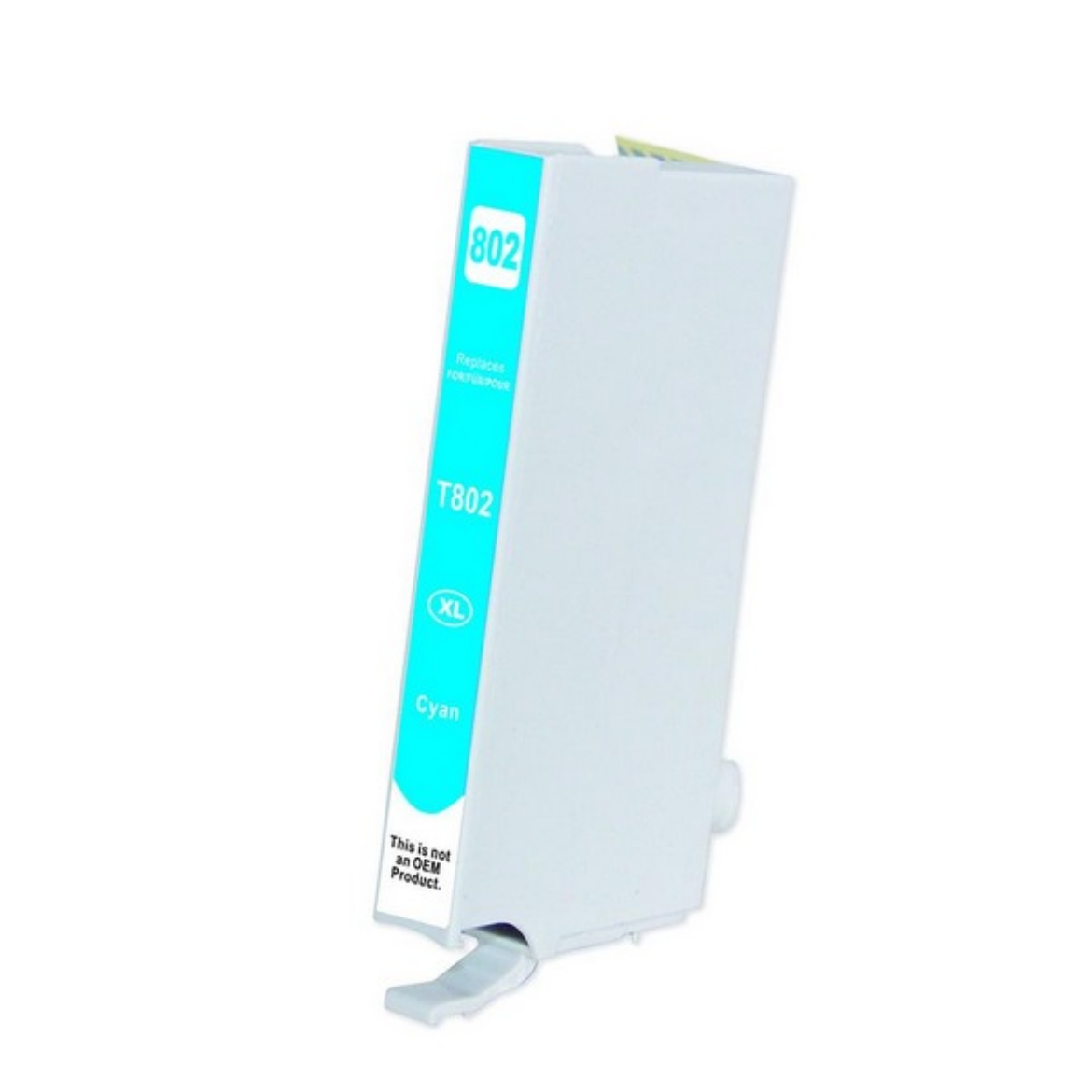 Picture of NXT Premium compatible T802XL220 (Epson 802XL) Ultra High Yield Cyan Inkjet Cartridge (1900 Yield)