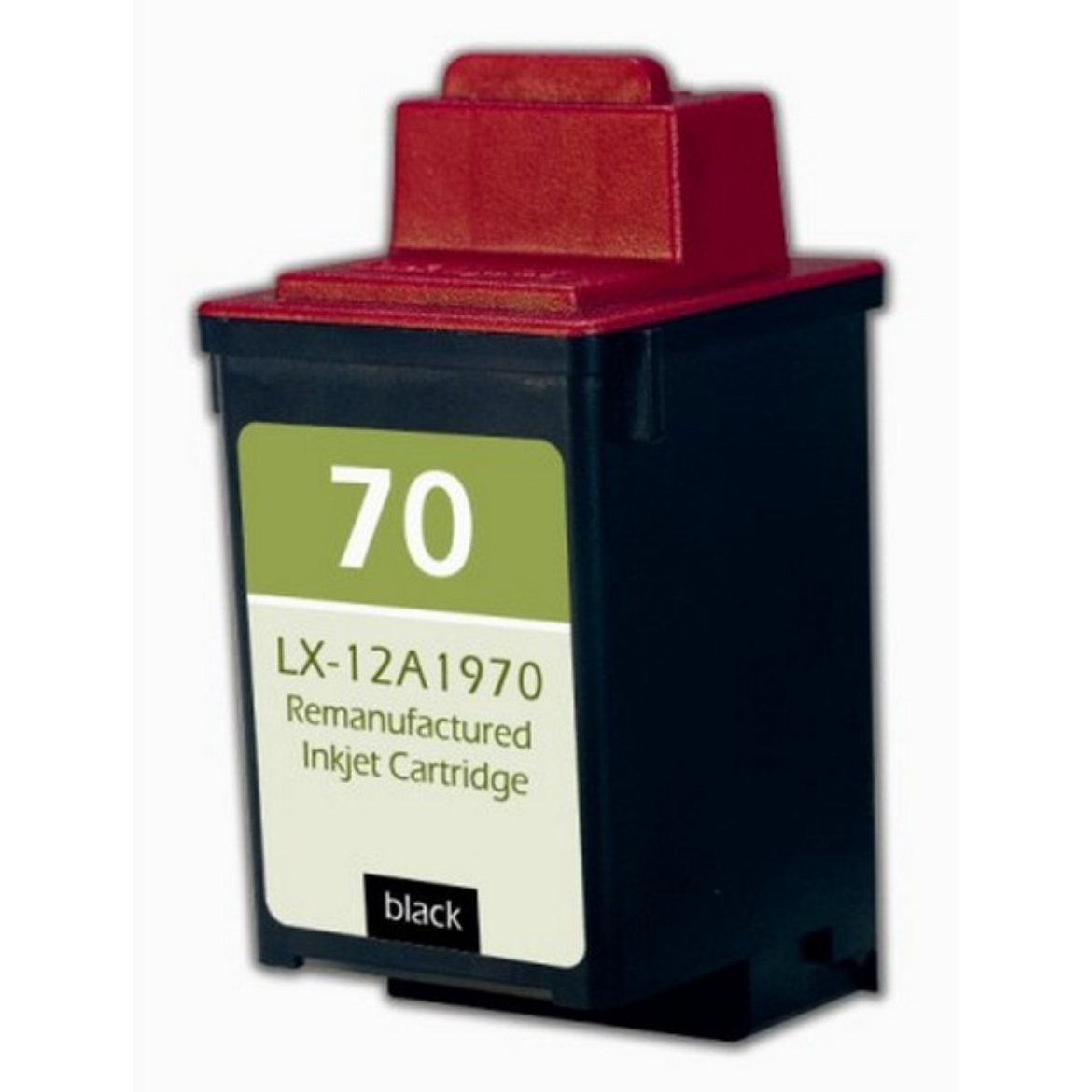 Picture of NXT Premium compatible 12A1970 (Lexmark #70) Black Inkjet Cartridge (600 Yield)
