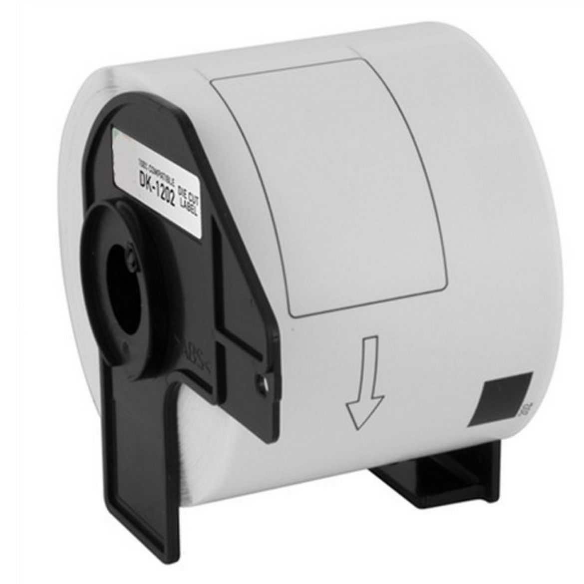 Picture of Brother DK-1202 2.4" x 3.9" / 62mm x 100mm Die-cut White Paper Shipping Labels (100' length)