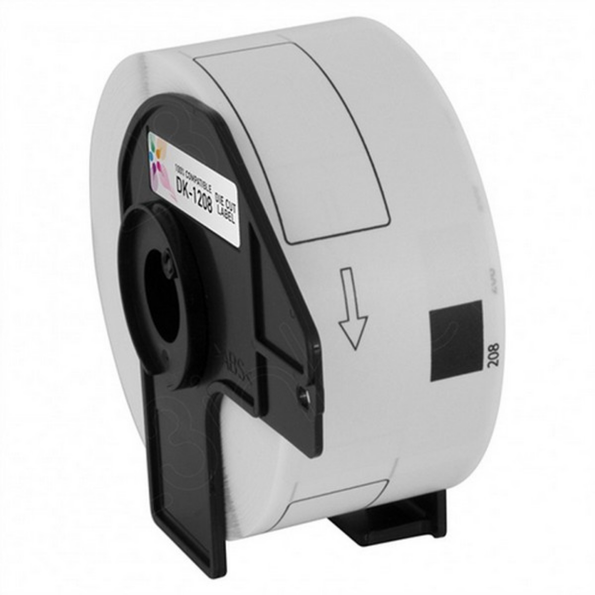 Picture of Brother DK-1208 1.4" x 3.5" / 38mm x 90.3mm Die-cut Large White Paper Address Labels (800 pcs)
