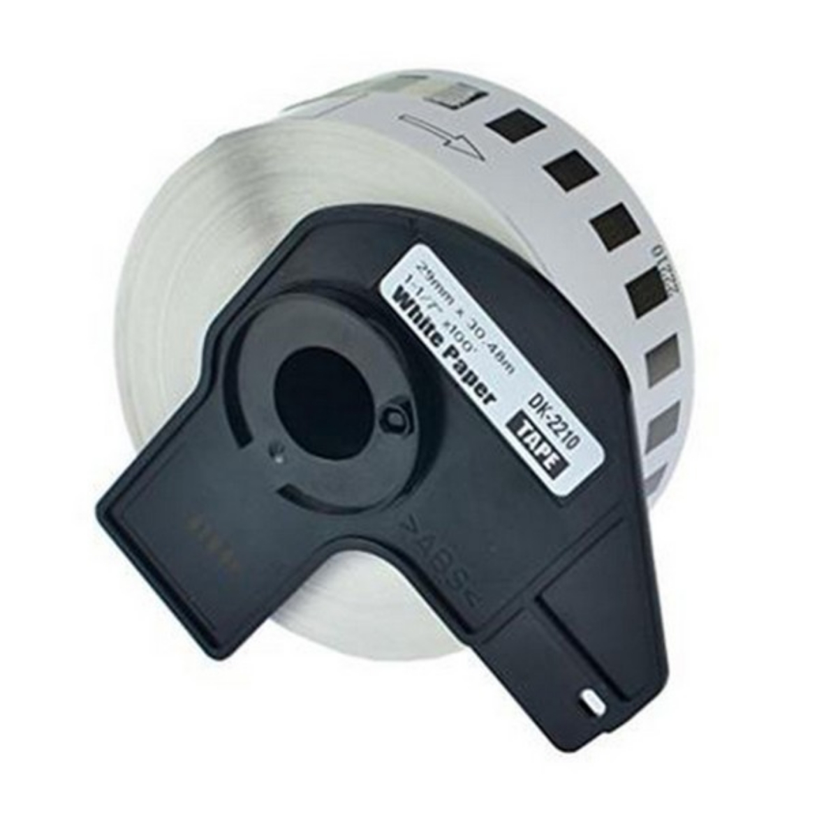 Picture of Brother DK2210 White 2.4'' x 100'/ 62mm x 30.4m Continous Length White Paper (100' length)