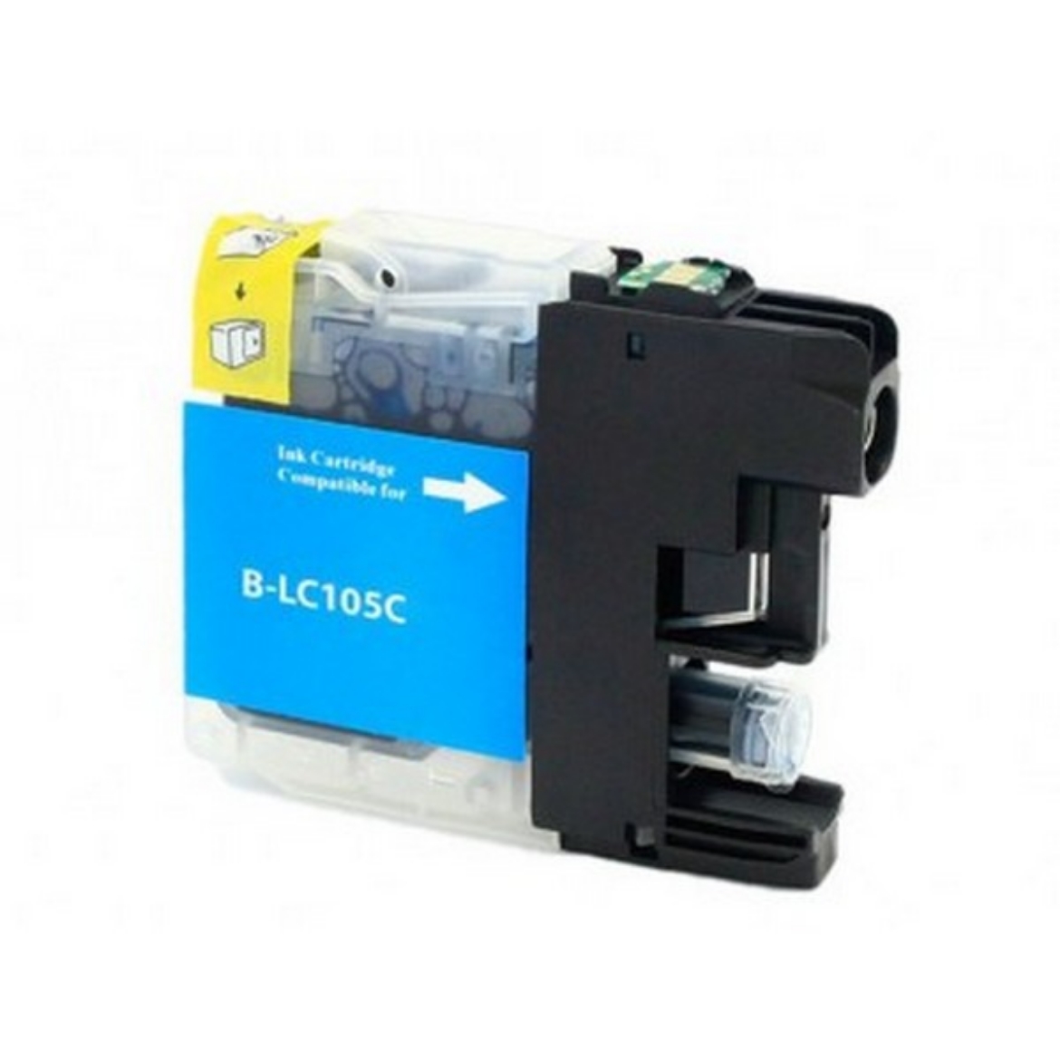 Picture of Brother LC105C Extra High Yield Cyan Ink Cartridge (1200 Yield)