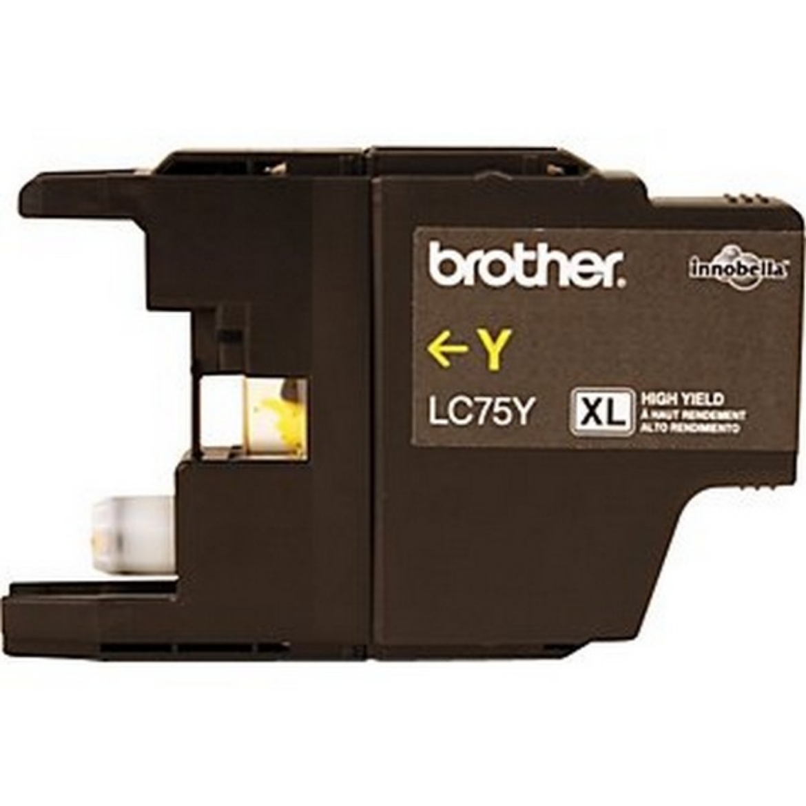 Picture of Brother LC75Y High Yield Yellow Inkjet Cartridge (600 Yield)