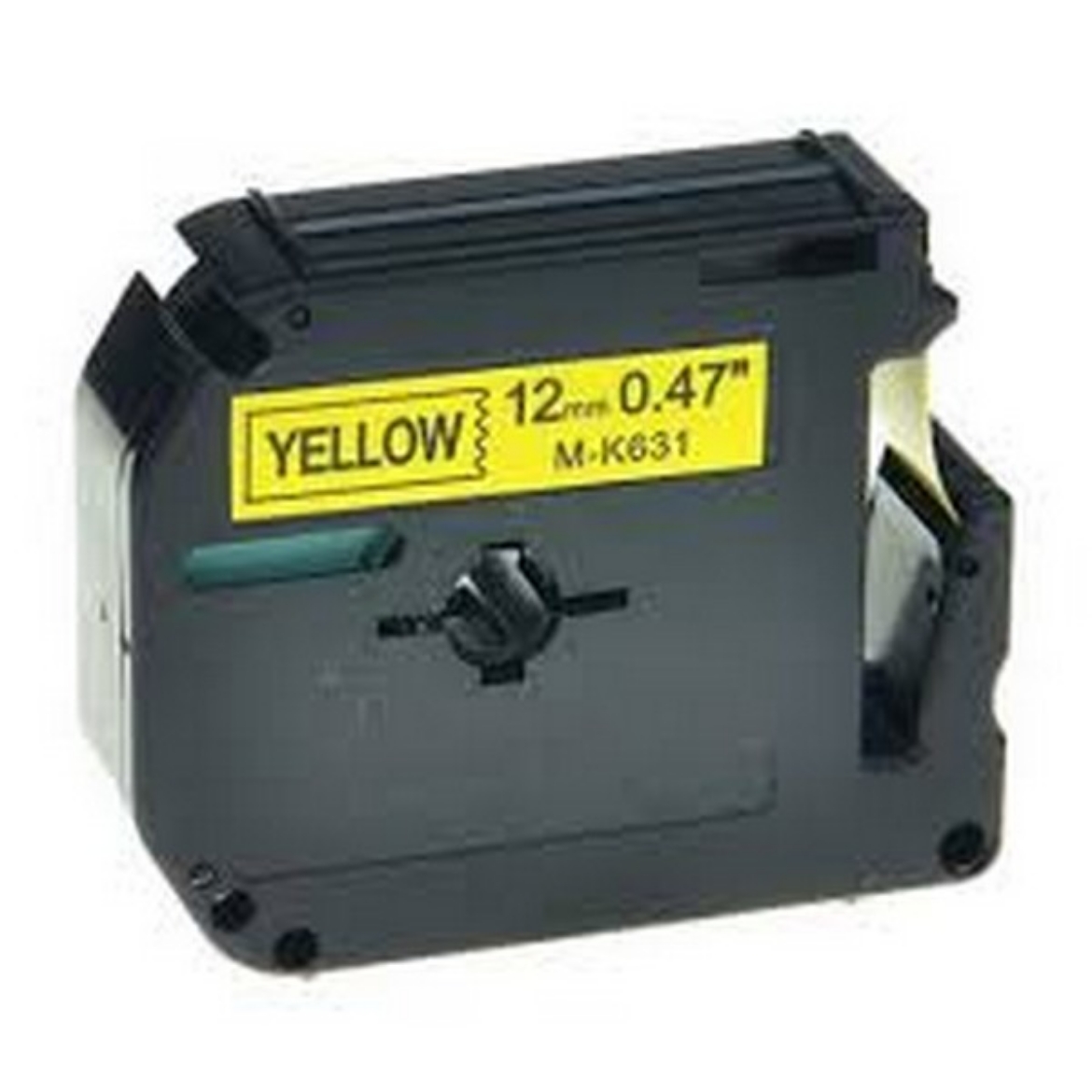 Picture of Brother MK631 Black on Yellow P-Touch Tape (12mmx8m yield)