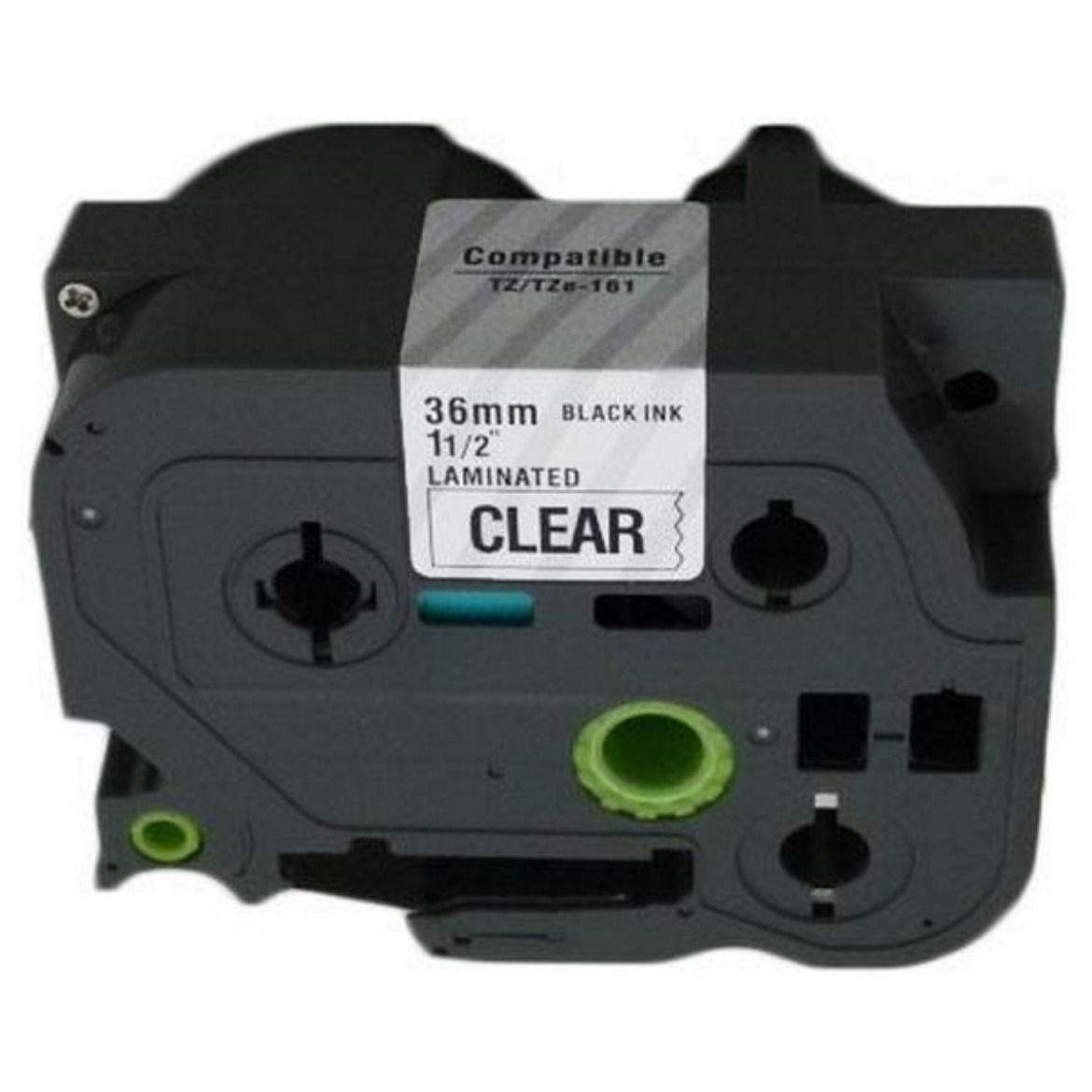 Picture of Brother TZe-161P (TZ-161P) Black on Clear Label Tape (1.5'x26')