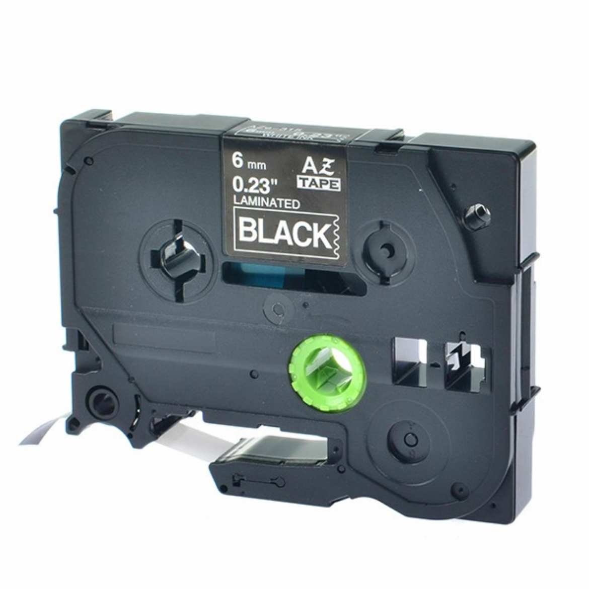 Picture of Brother TZe-315P (TZ-315P) White on Black Label Tape (1/4"x26' yield)
