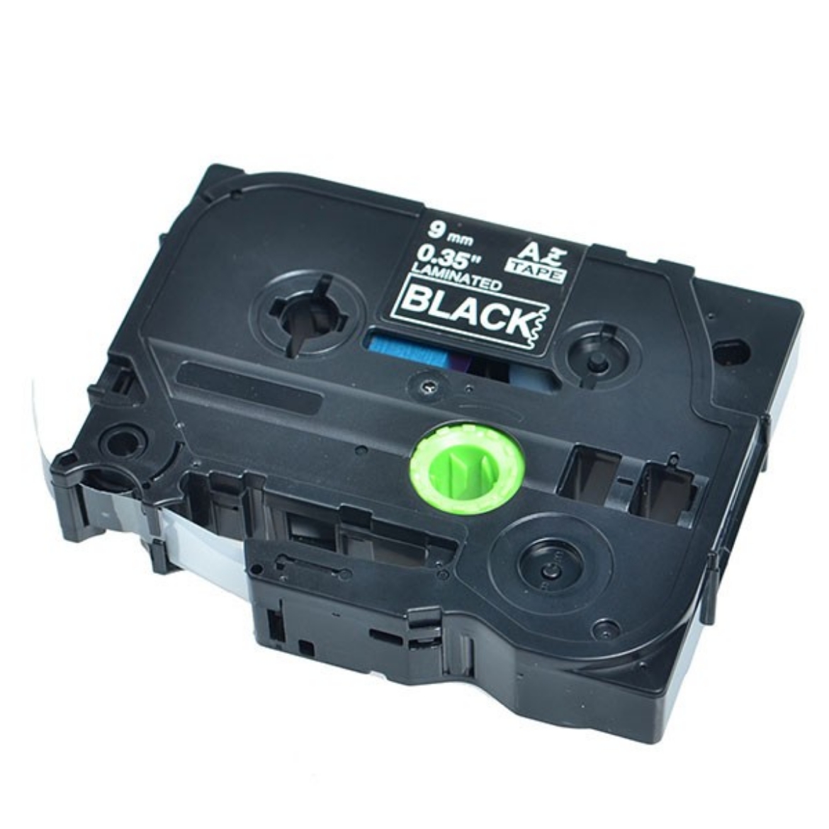 Picture of Brother TZe-325P (TZ-325P) White on Black Label Tape (3/8"x26' yield)