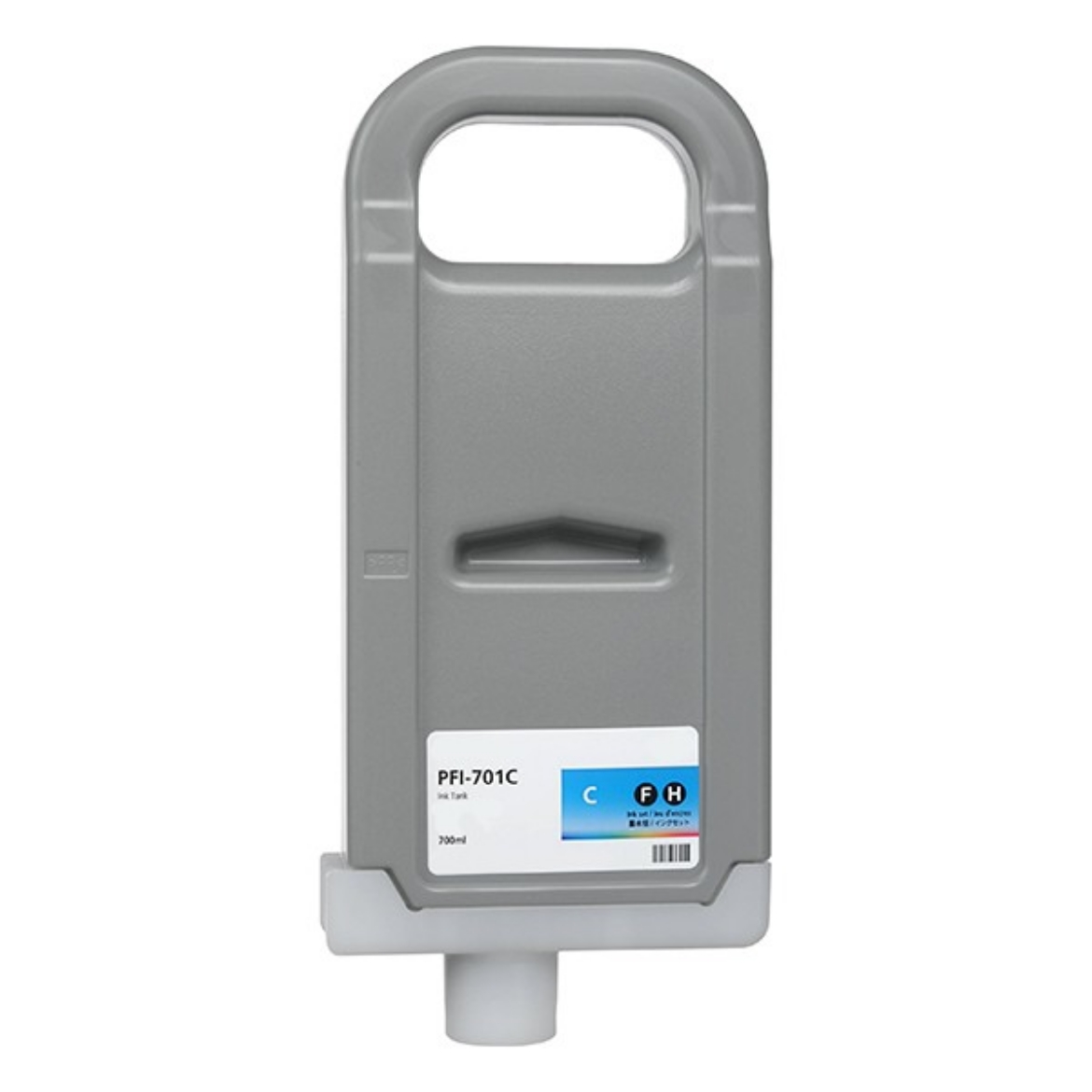 Picture of Canon 0901B001AA (PFI-701C) Cyan Inkjet Cartridge (700 ml)