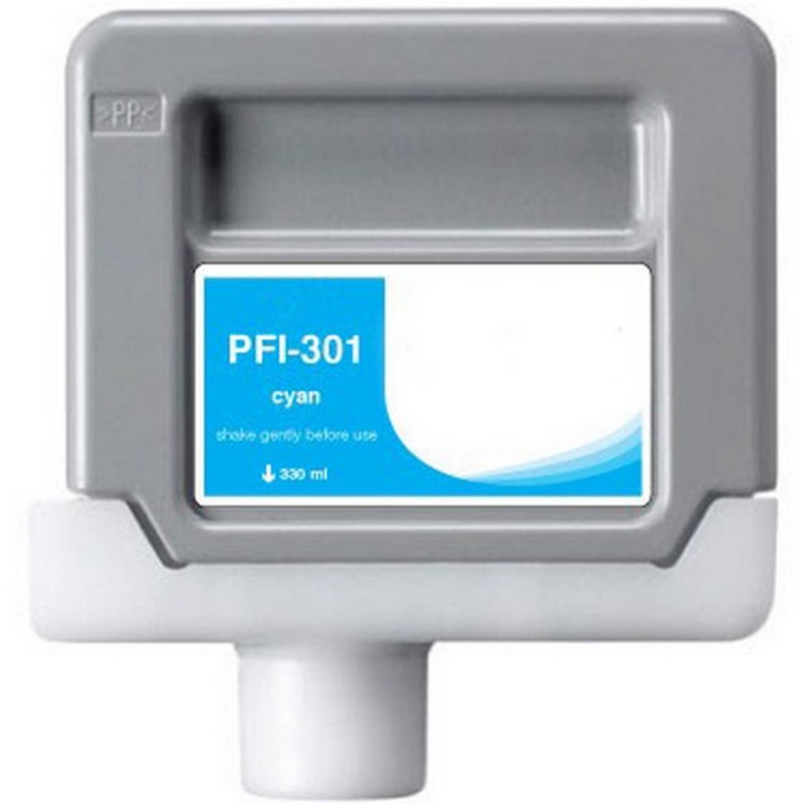 Picture of Canon 1487B001AA (PFI-301C) Cyan Inkjet Cartridge (330 ml)