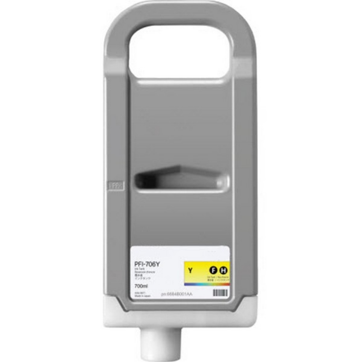 Picture of Canon 6684B001AA (PFI-706Y) Yellow Ink Cartridge (700 ml)