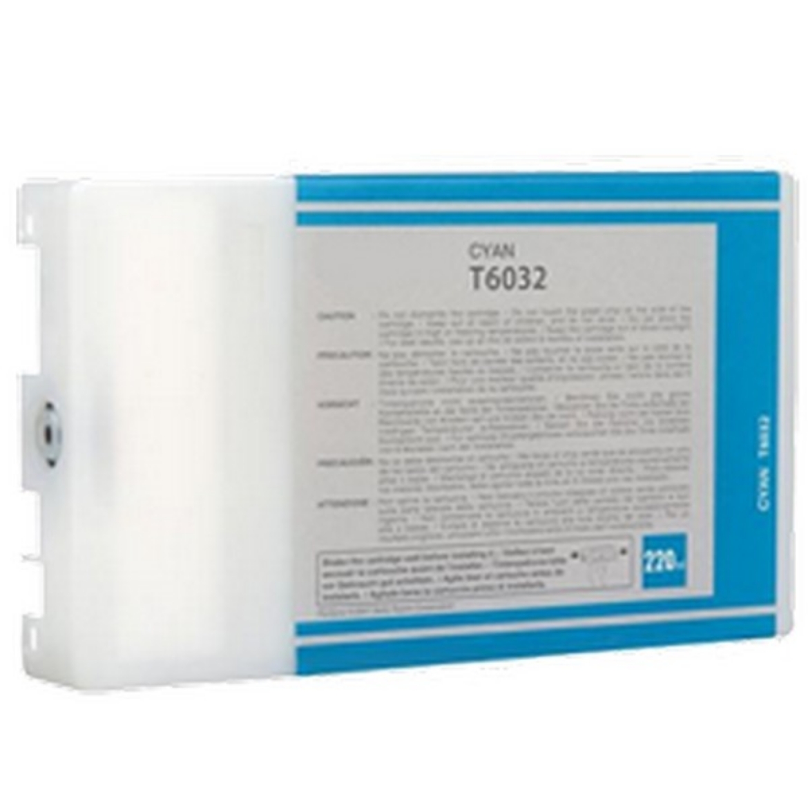Picture of Epson T603200 Cyan UltraChrome K3 Ink Cartridge (220 ml)