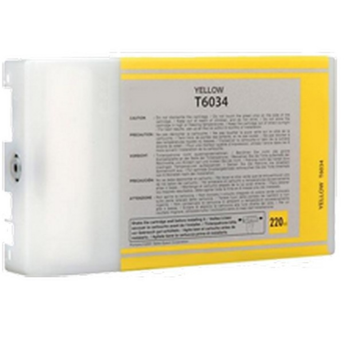 Picture of Epson T603400 Yellow UltraChrome K3 Ink Cartridge (220 ml)