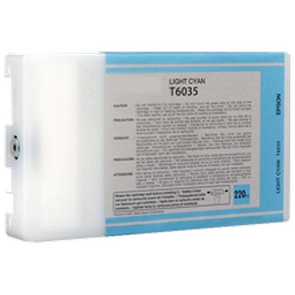 Picture of Epson T603500 Light Cyan UltraChrome K3 Ink Cartridge (220 ml)
