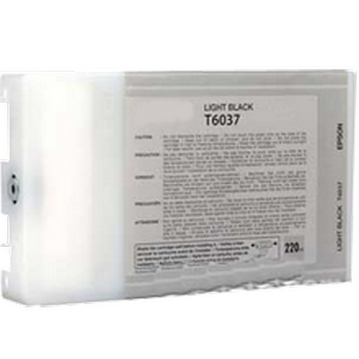 Picture of Epson T603700 Light Black UltraChrome K3 Ink Cartridge (220 ml)