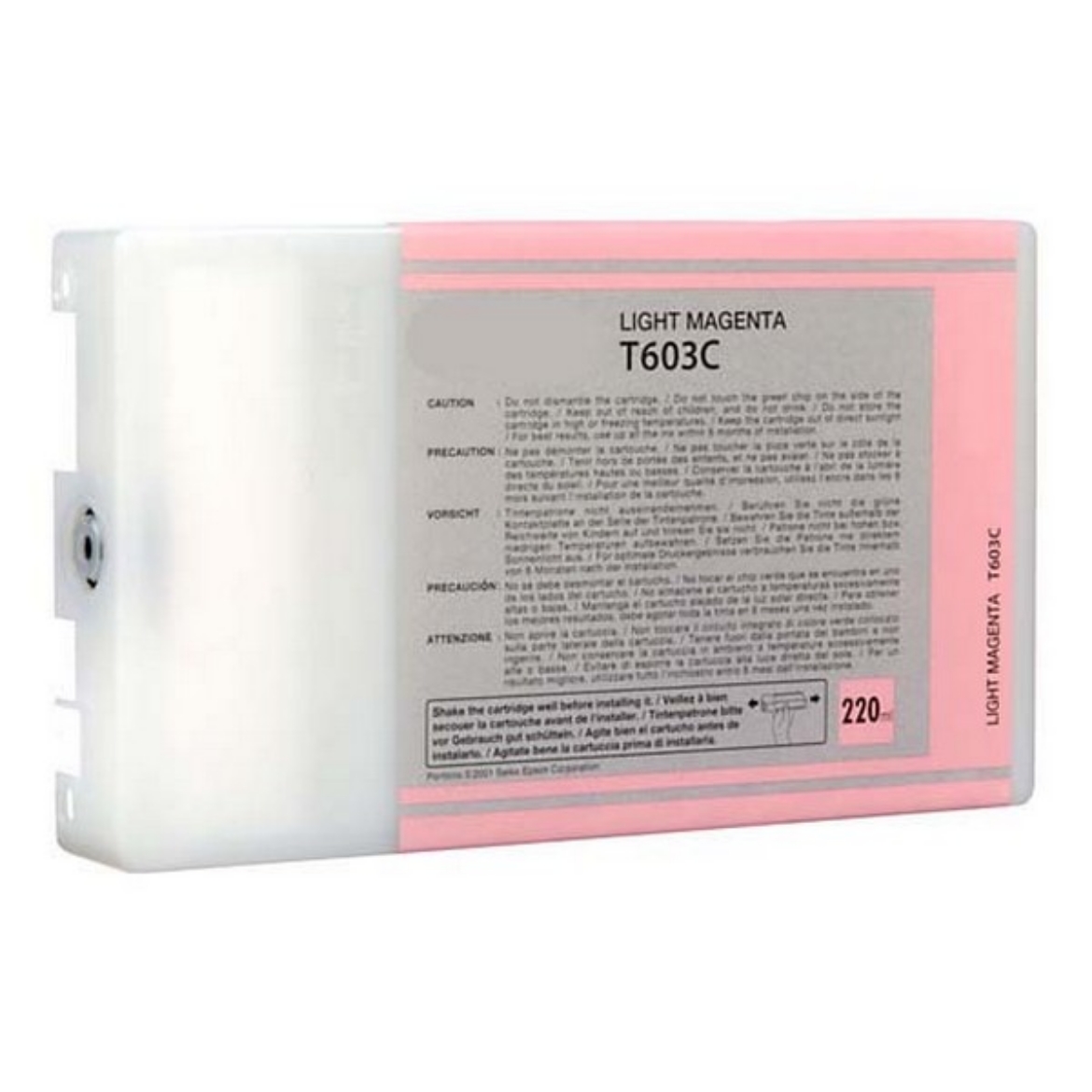 Picture of Epson T603C00 Light Magenta UltraChrome K3 Ink Cartridge (220 ml)
