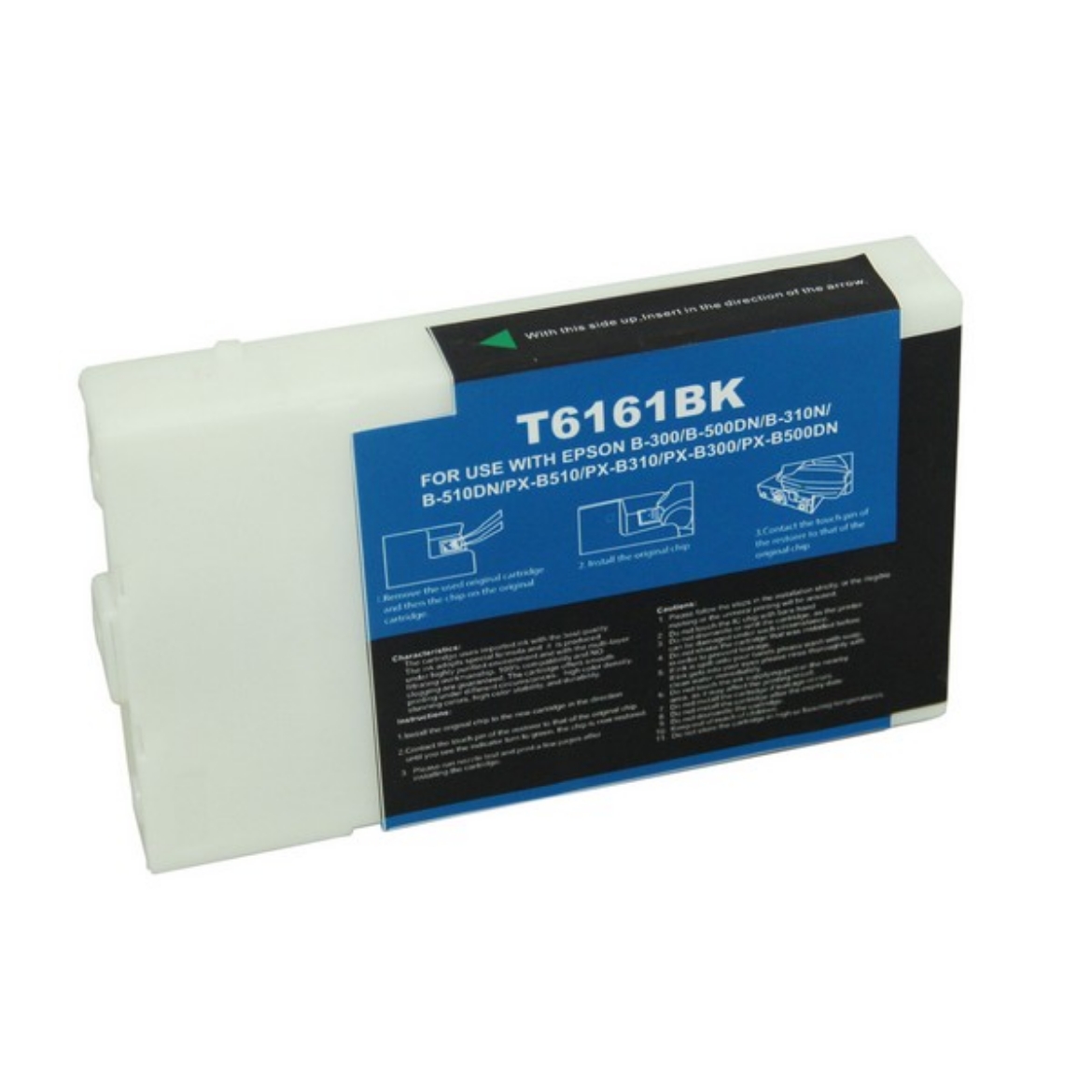 Picture of Epson T616100 (Epson 616) Black Inkjet Cartridge (3000 Yield)