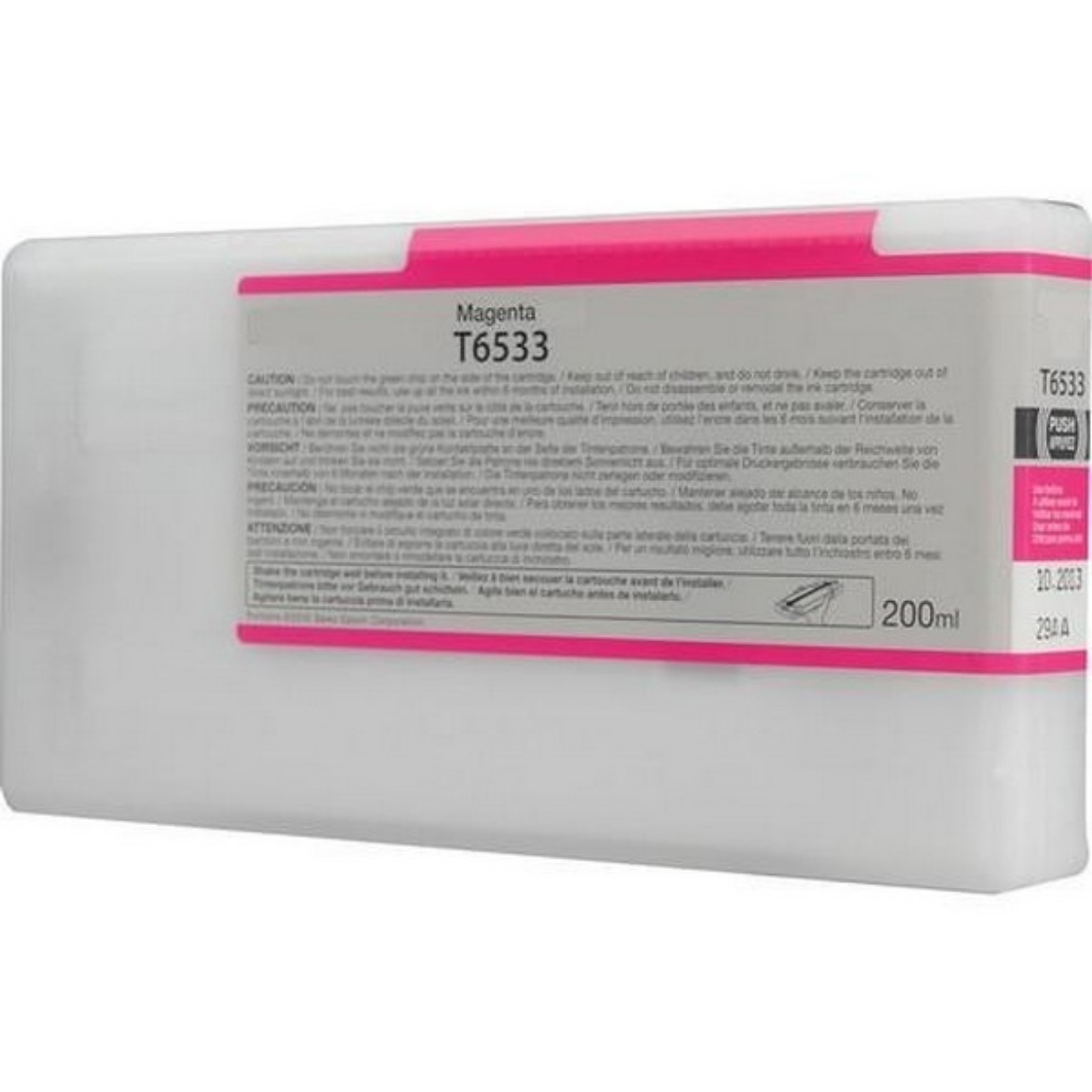Picture of Epson T653300 Magenta UltraChrome HDR Ink Cartridge (200 ml)