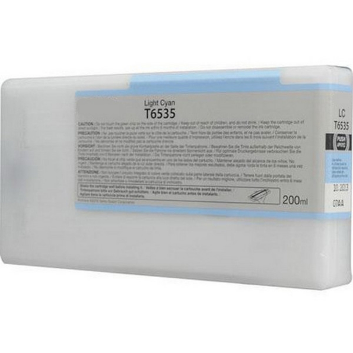 Picture of Epson T653500 Light Cyan UltraChrome HDR Ink Cartridge (200 ml)