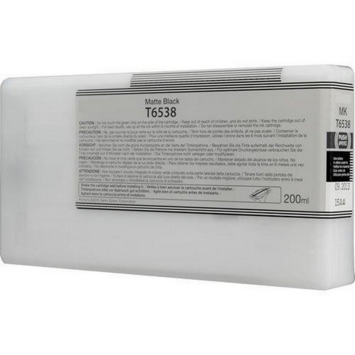 Picture of Epson T653800 Matte Black UltraChrome HDR Ink Cartridge (200 ml)