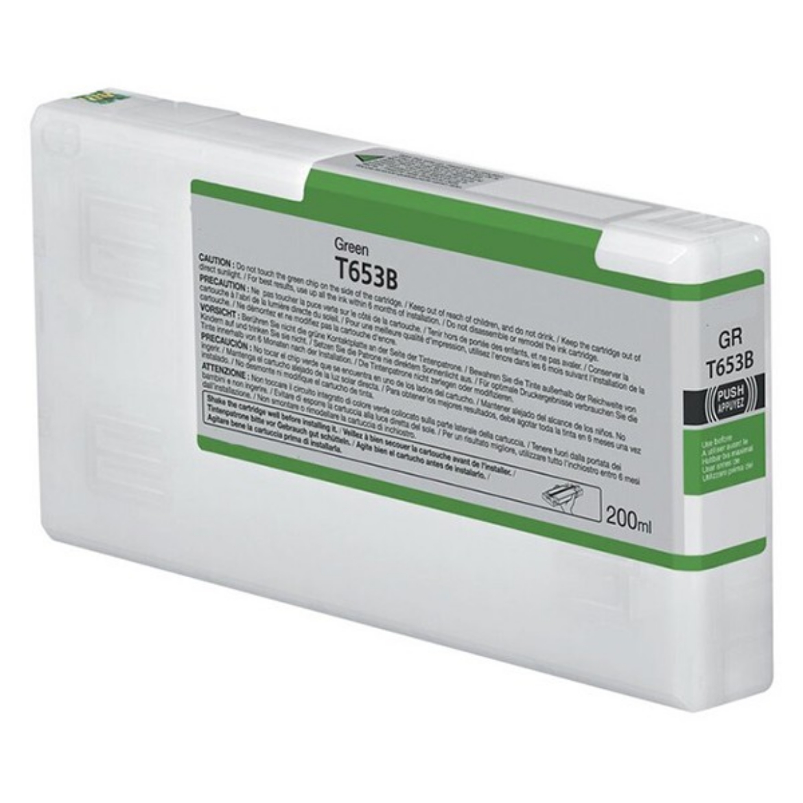 Picture of Epson T653B00 Green UltraChrome HDR Ink Cartridge (200 ml)