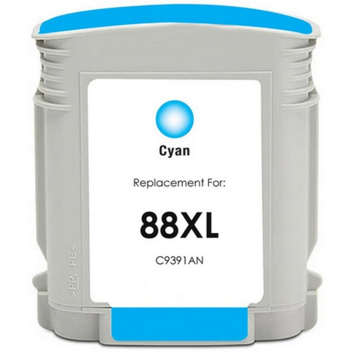Picture of HP C9391AN (HP 88XL) High Yield Cyan Ink Cartridge (1700 Yield)