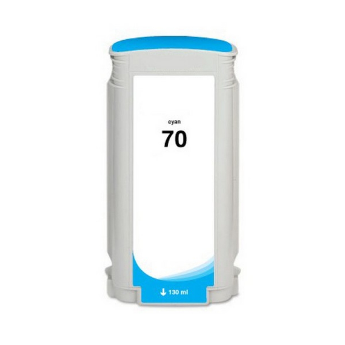 Picture of HP C9452A (HP 70) Cyan Pigment Inkjet Cartridge (130 ml)
