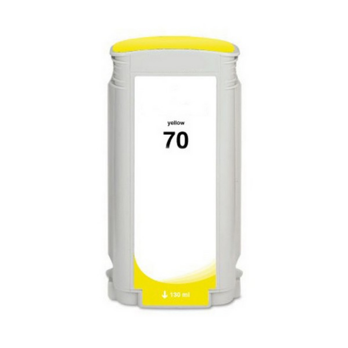 Picture of HP C9454A (HP 70) Yellow Pigment Inkjet Cartridge (130 Yield)