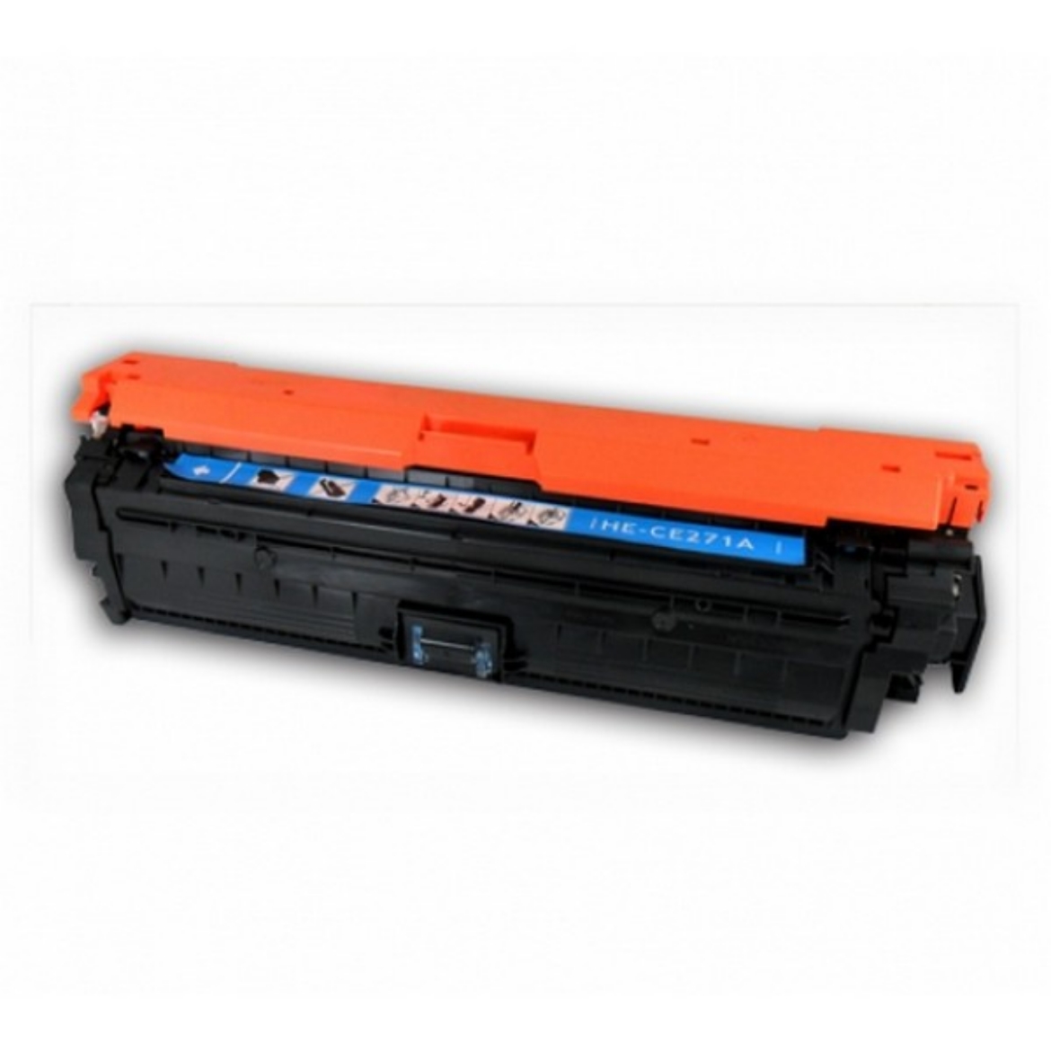 Picture of HP CE271A (HP 650A) Cyan Toner Cartridge (15000 Yield)
