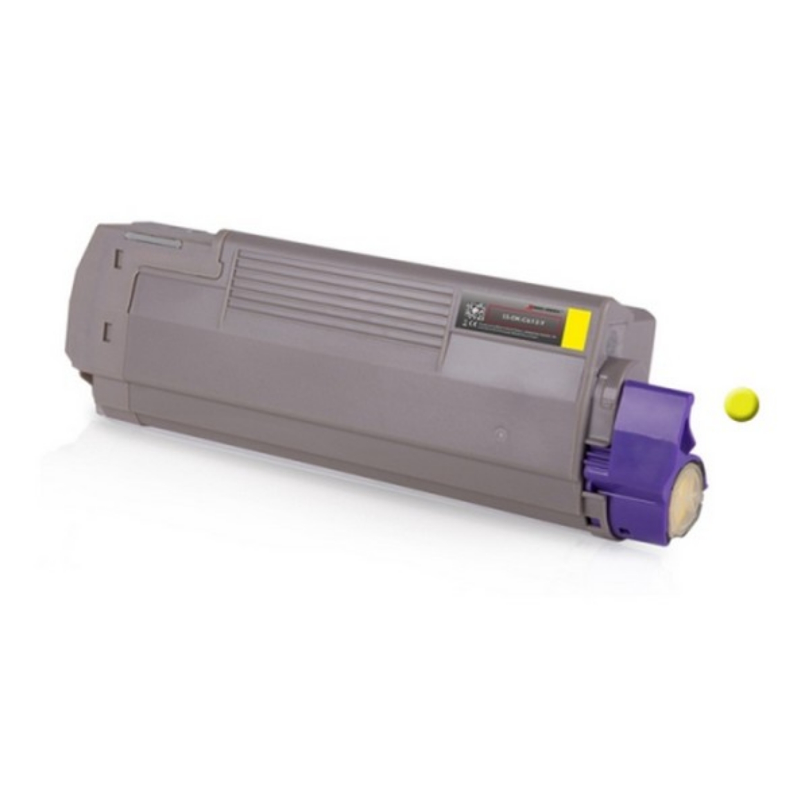 Picture of Okidata 46507501 Yellow Toner Cartridge (6000 Yield)