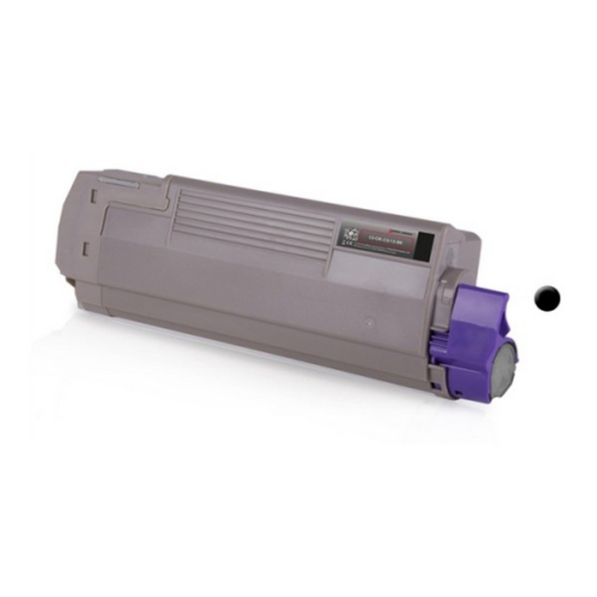 Picture of Okidata 46507504 Black Toner Cartridge (8000 Yield)