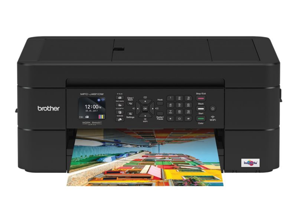 Picture of Brother MFC-J491DW Color Inkjet Multifunction Printer