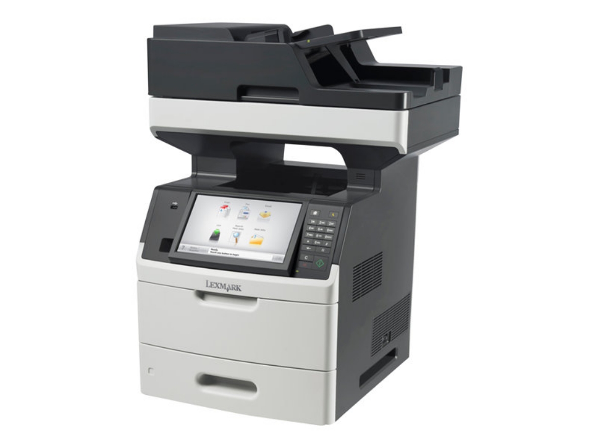Picture of Lexmark MX711dhe Monochrome Laser Multifunction Printer (High-Voltage Configuration)