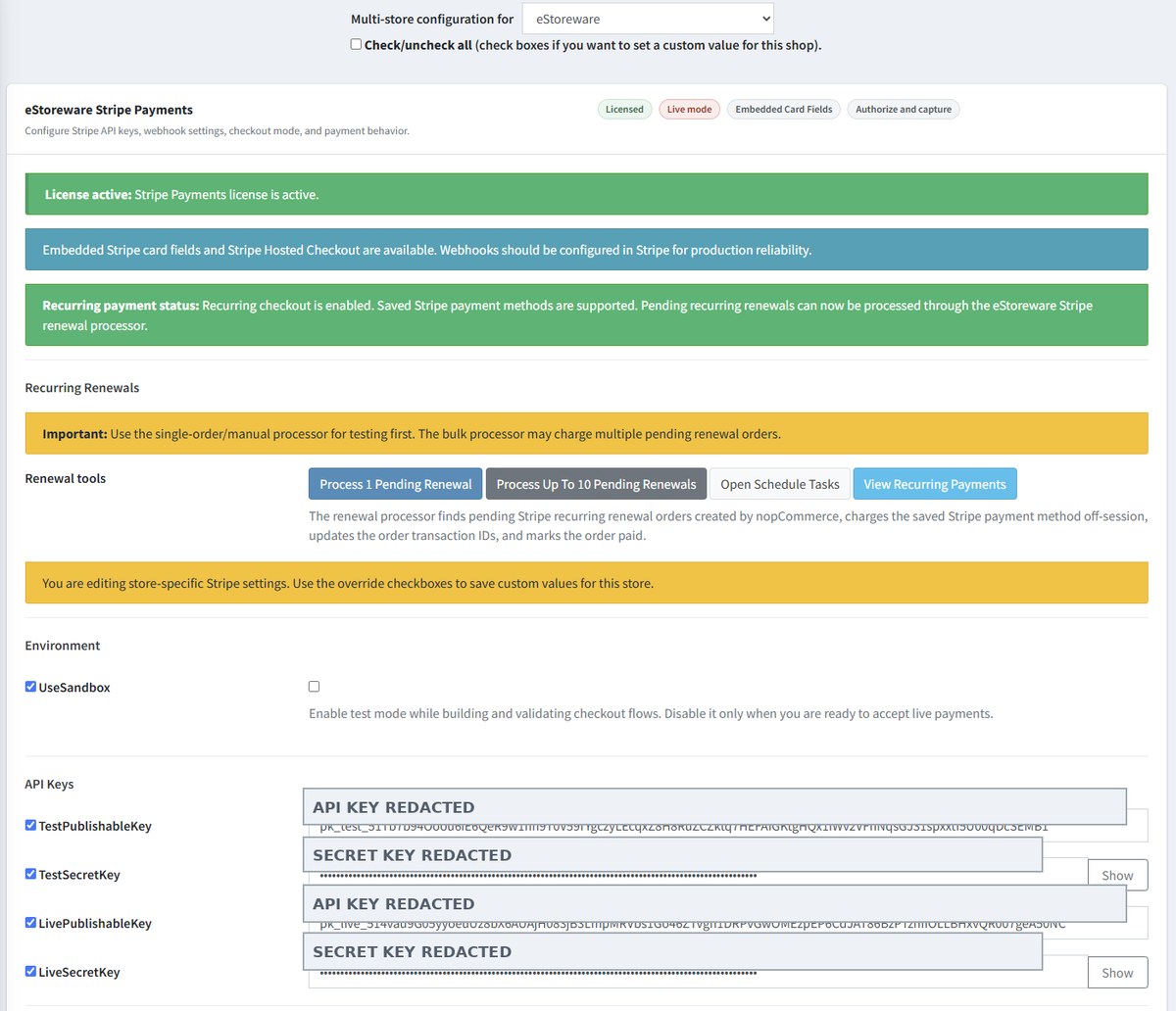 Admin configuration overview